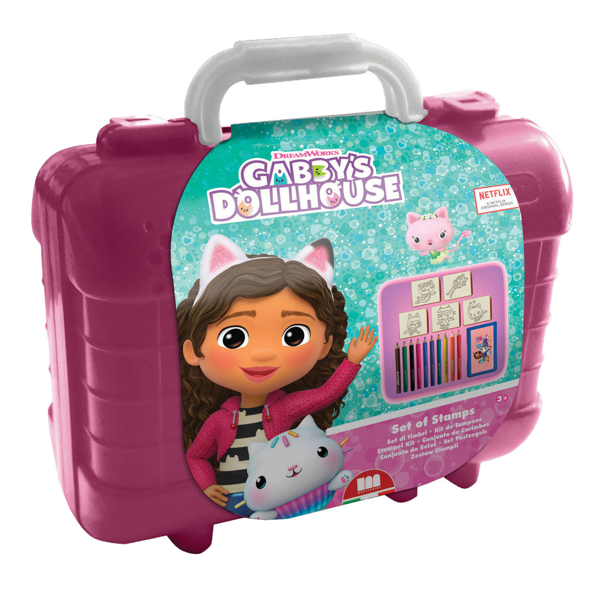 Multiprint Gabby's Dollhouse Travel Stamping Farbkoffer