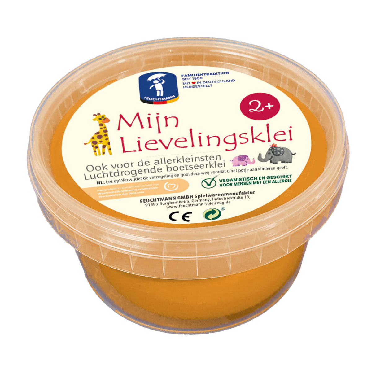 Moje oblíbená hlína - oranžová, 500gr.