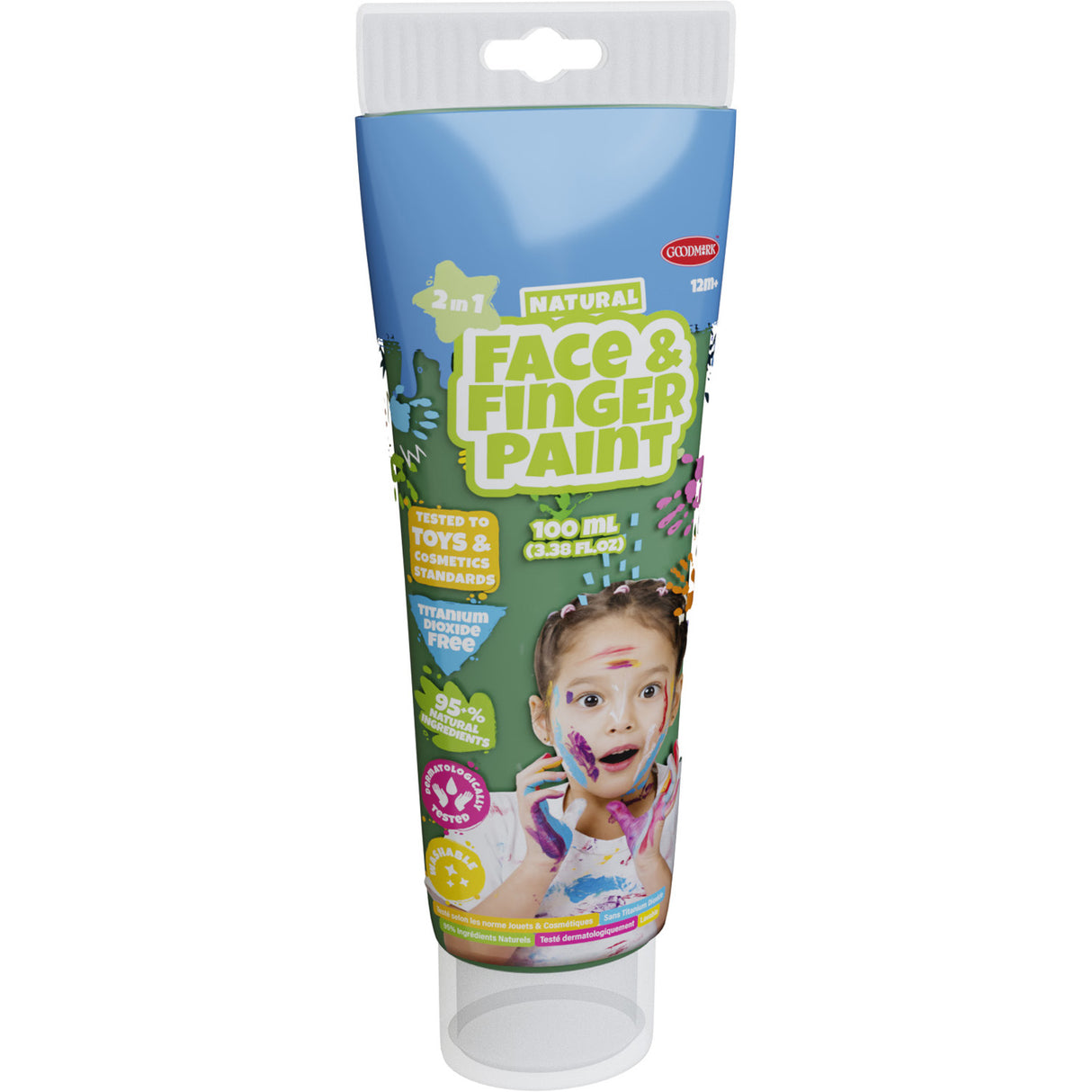 Boti Natural Face Fingerpaint Rurpt - zielony, 100 ml