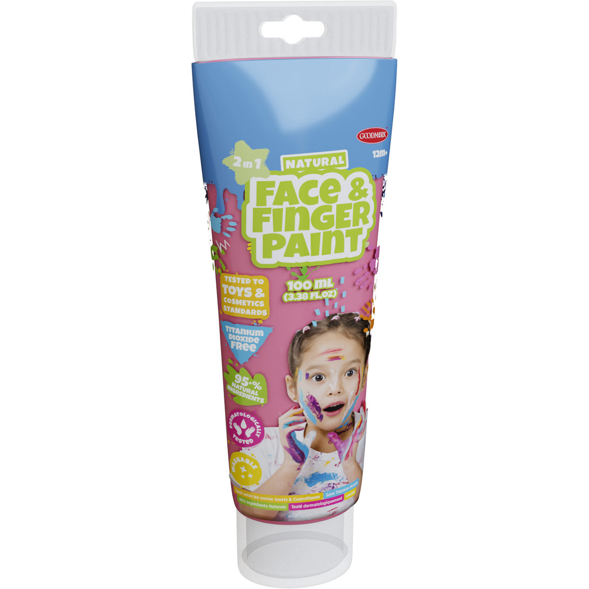 Boti Natural Face Fingerpaint Rurpt - Róż, 100 ml