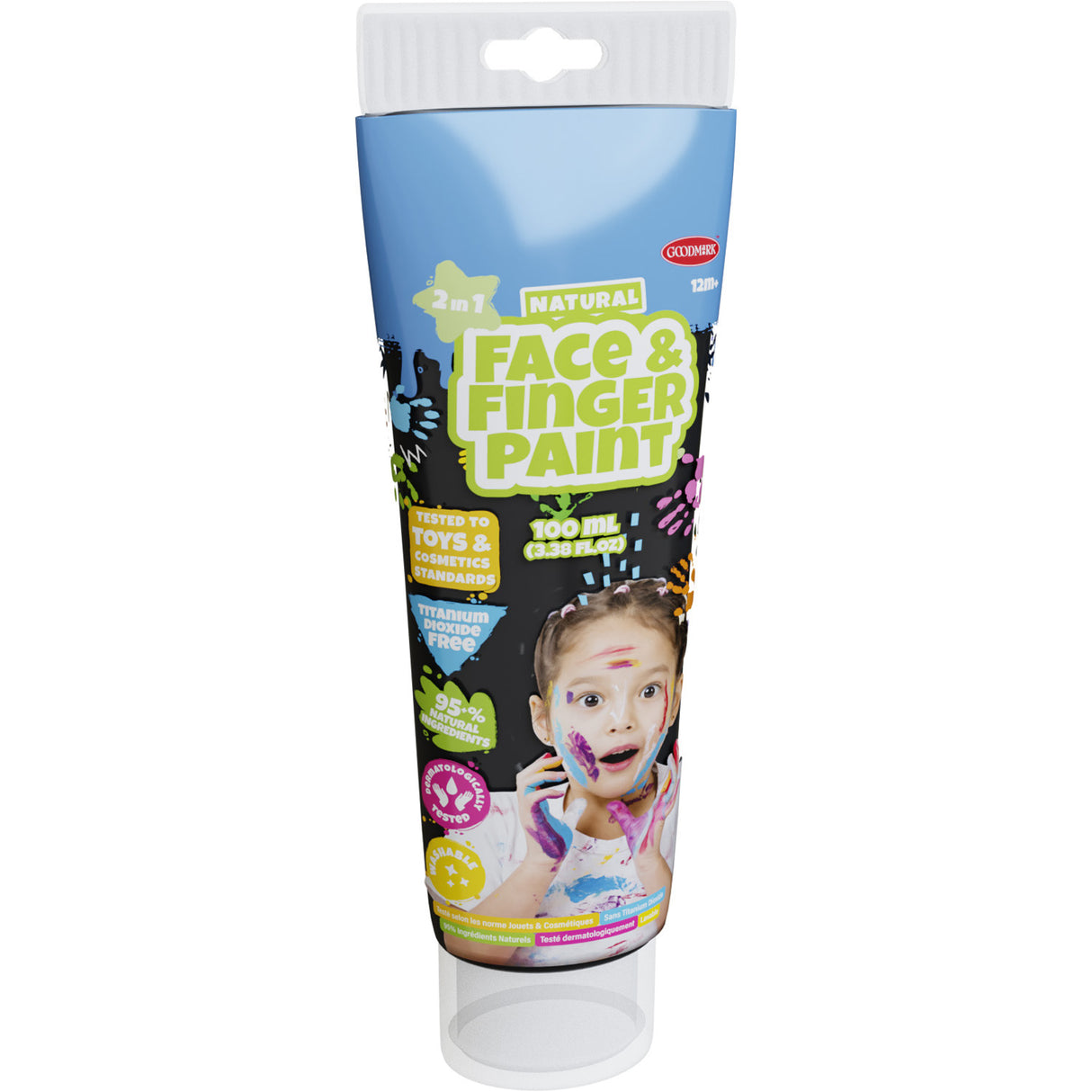 Boti Natural Face Fingerpaint Rurpt - czarna, 100 ml