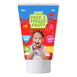 Boti Natural Face Fingerpaint Tube - Röd och orange, 2x65 ml