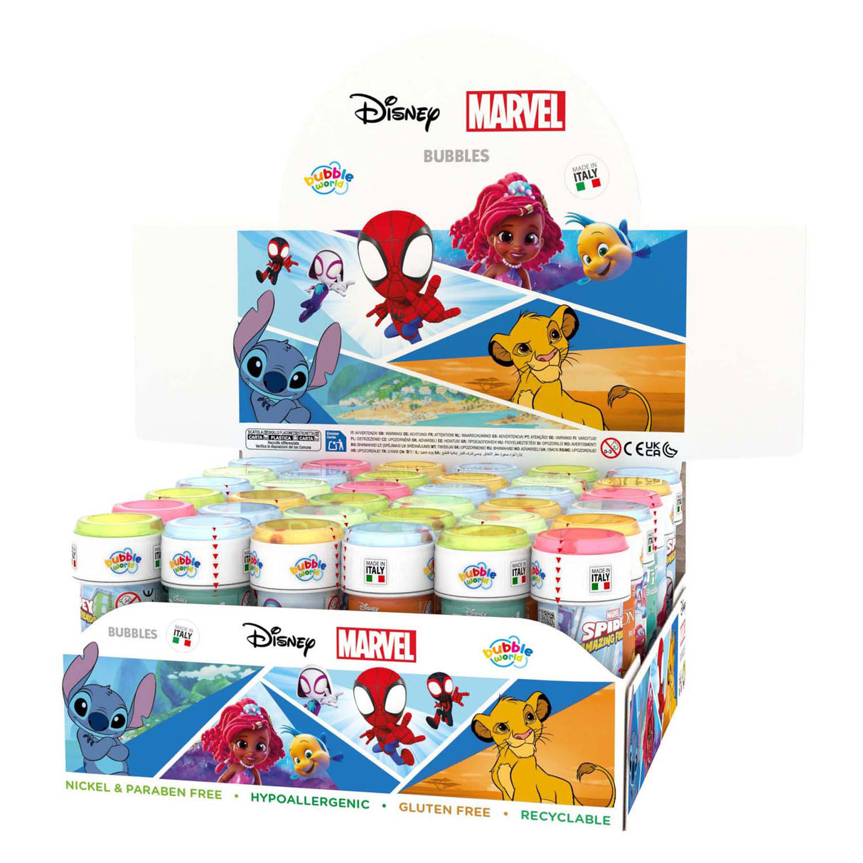 Disney bubble blow marvel - 36x60ml.