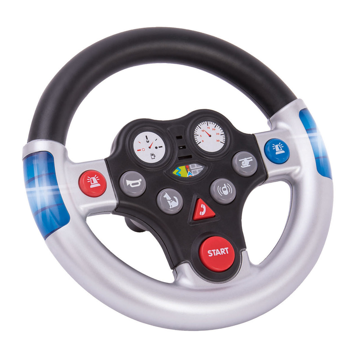 Big playing steering wheel with rescue sounds