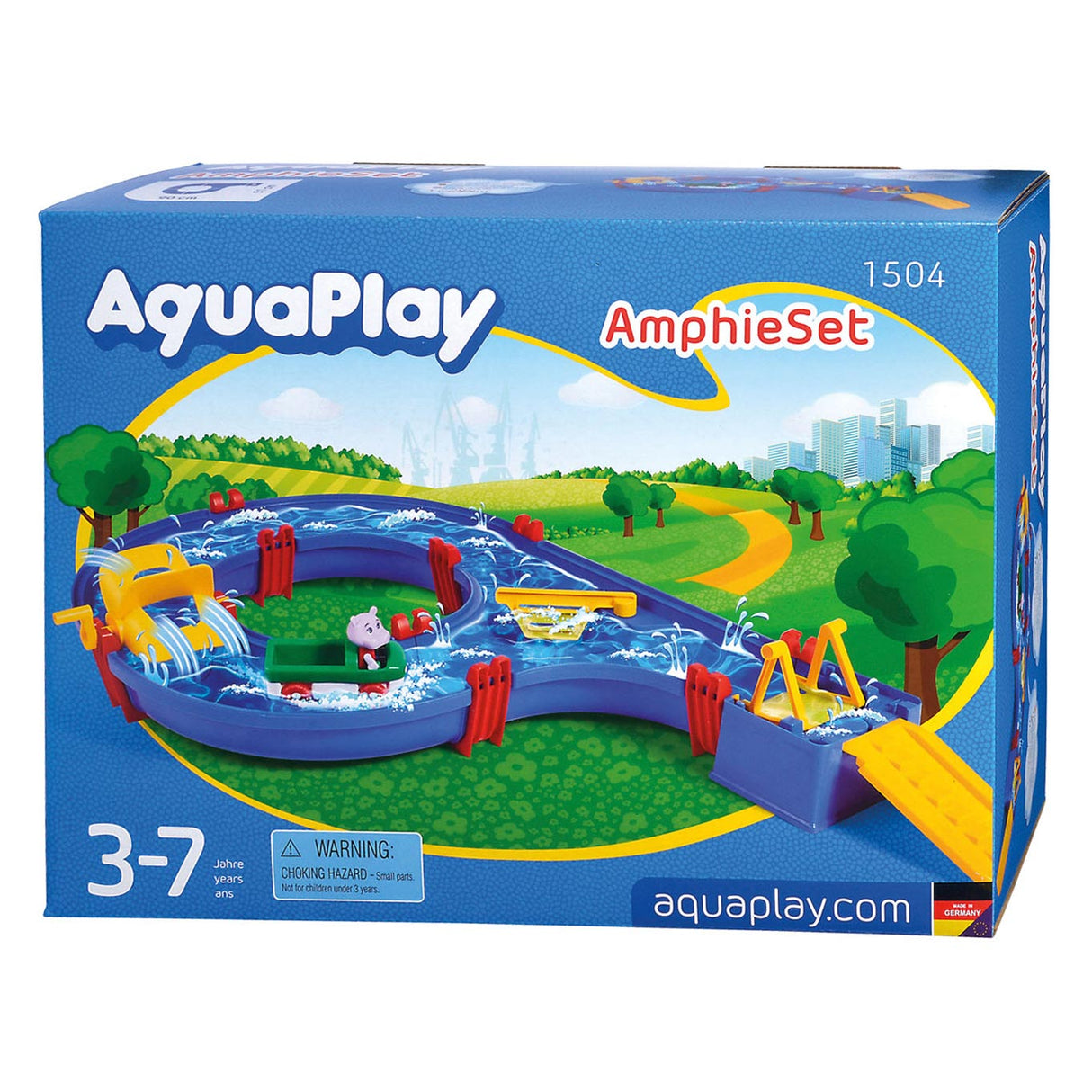 Big aquaplay 1504 - amphie set - 88x50x13 cm - from 3 years - water track