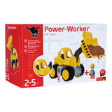 Stor kraftarbeider Midi Wheel Loader Shovel med figur