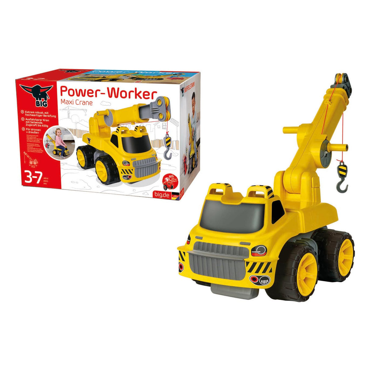 Big Power Worker Maxi Walking Car avec Tap