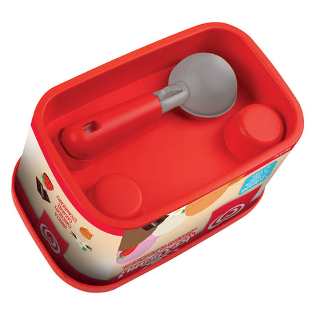 Casdon Play Ice Cream Bucket with Scoop - 4 Flavors