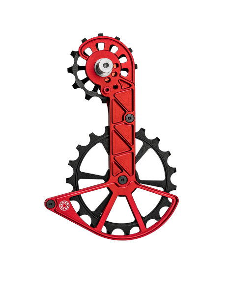 Ball derailleur part Colossus oversized ceramic red
