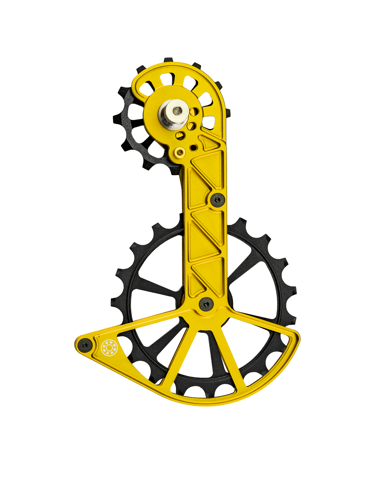 Cage derailleur urchair kolossos oversized ór ceirmeach