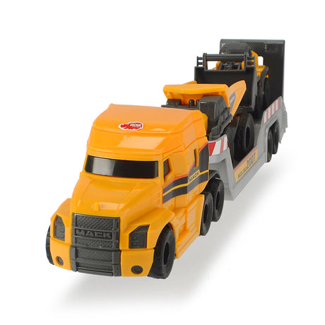 Dickie Volvo Mikro Transporter mat Aarbechtsautoen