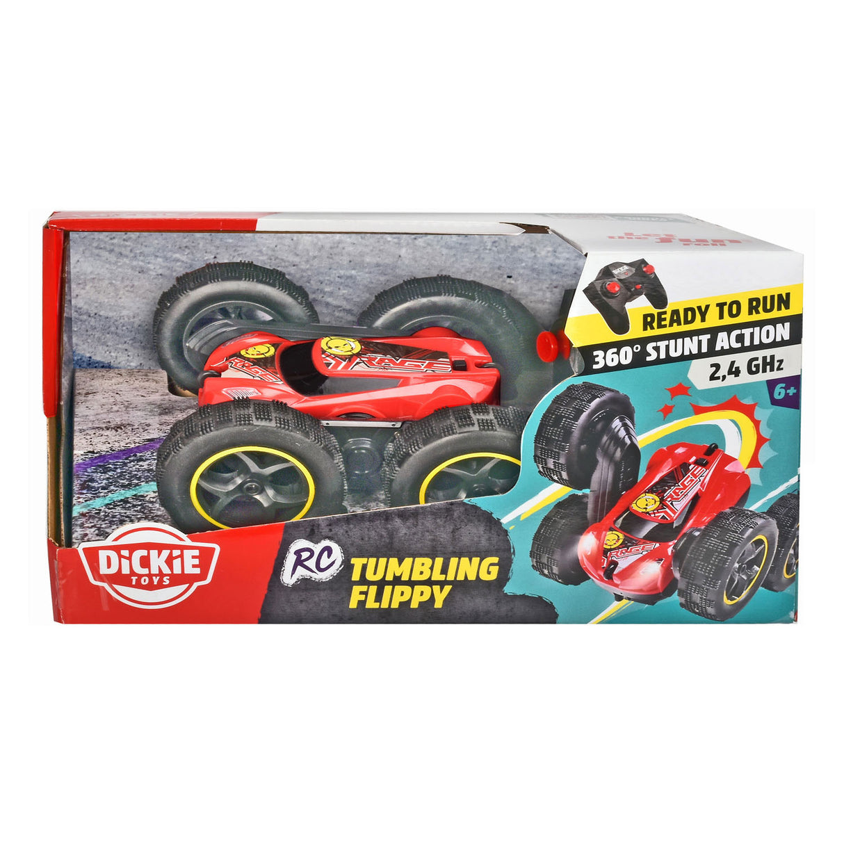 Dickie RC tumbling flippy, RTR -studeret bil