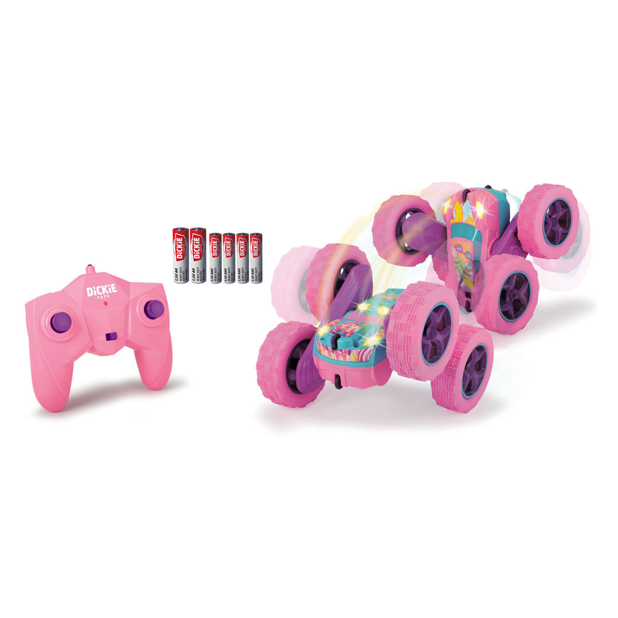 Dickie RC Pink Flippy, RTR STRUCTORable car