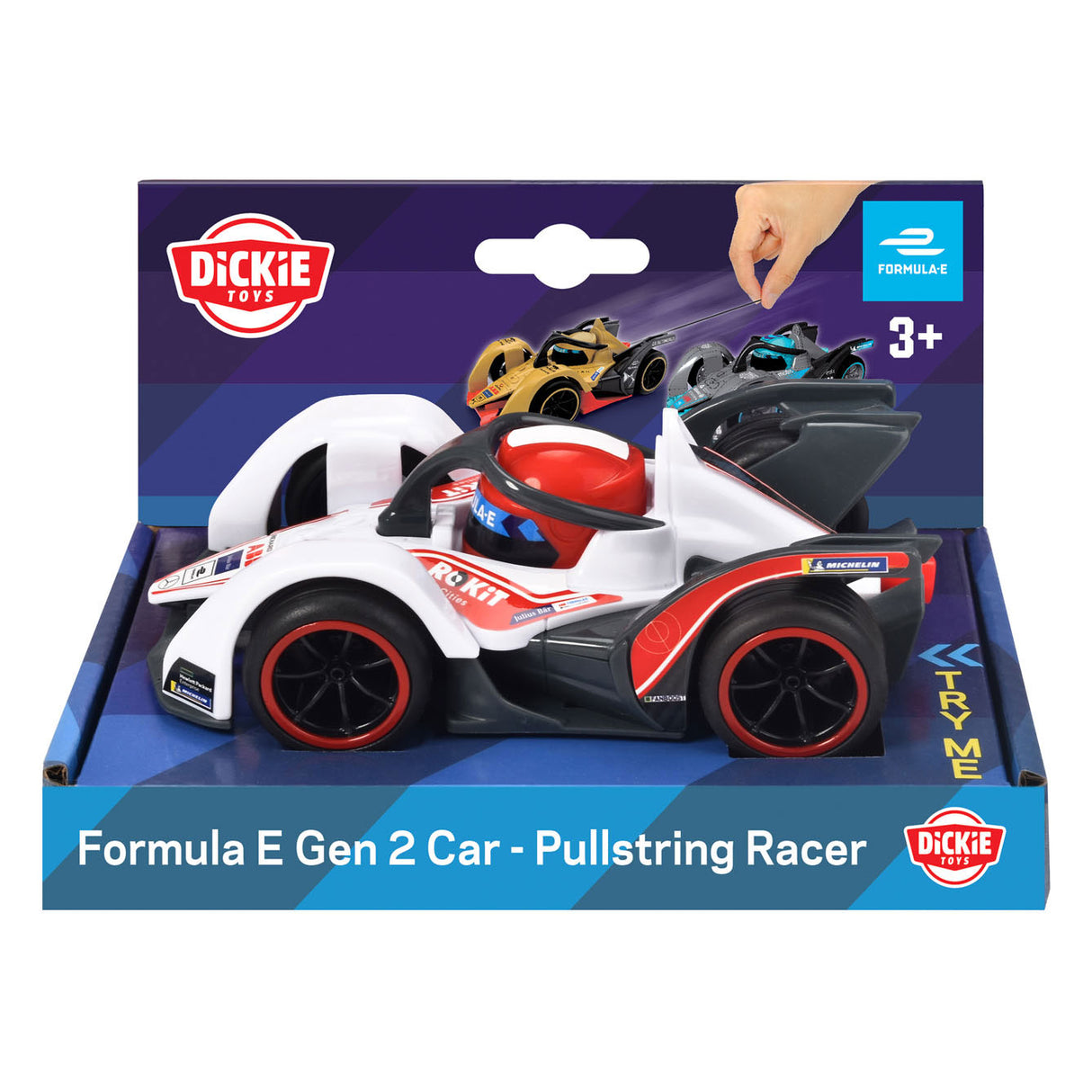 Dickie Formula E Pull Back Wire Car