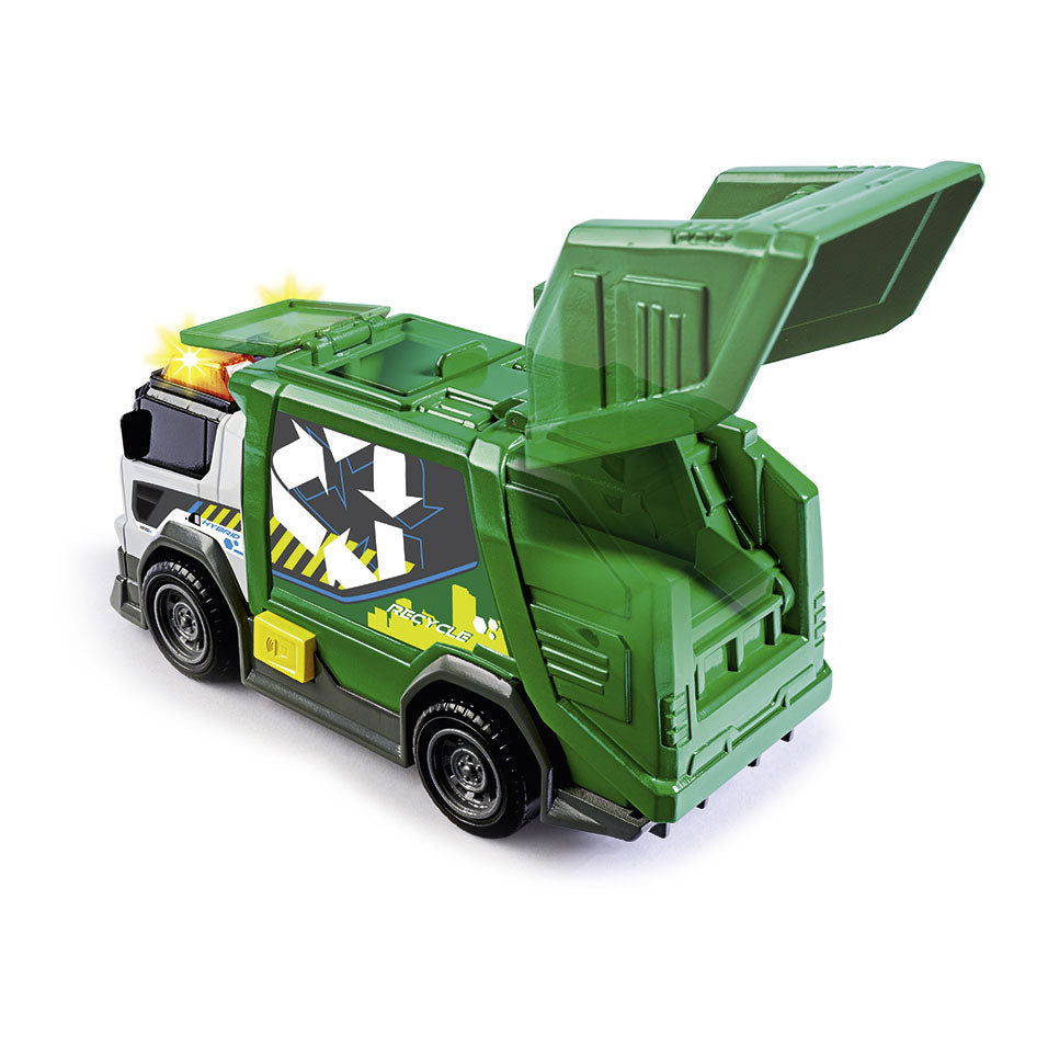 Dickie garbage truck with light and sound