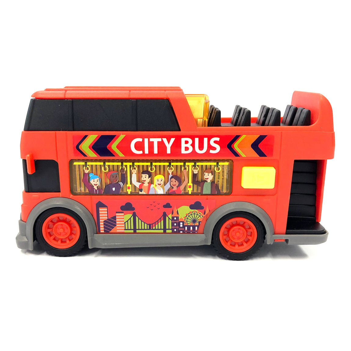 Dickie City Bus mat Liicht an Toun