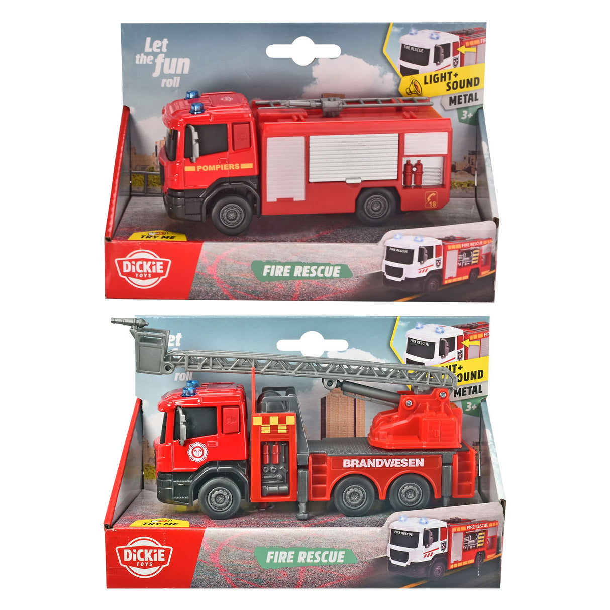 Dickie fire truck metal