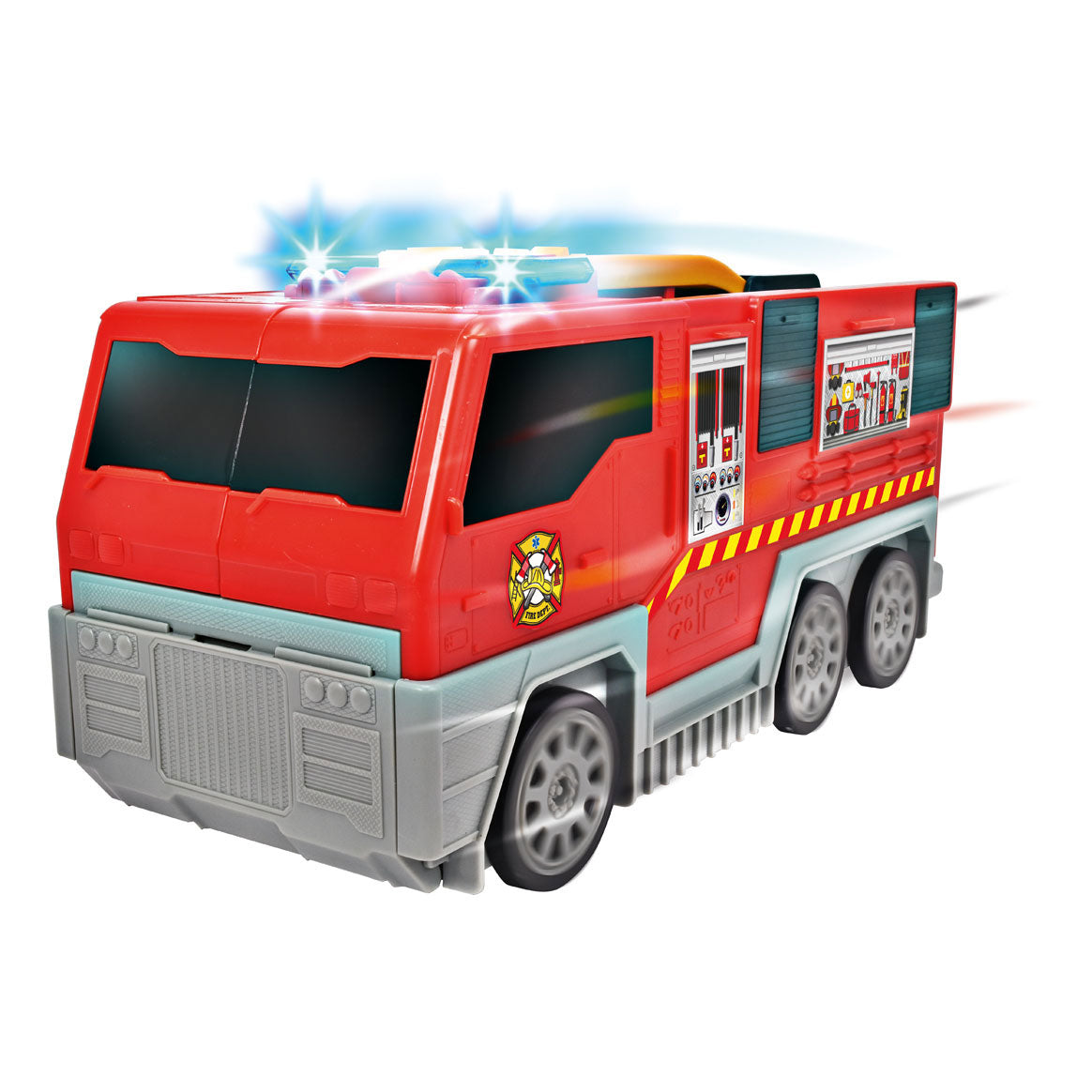 Dickie Pliable Fire Truck and Garage Play Set