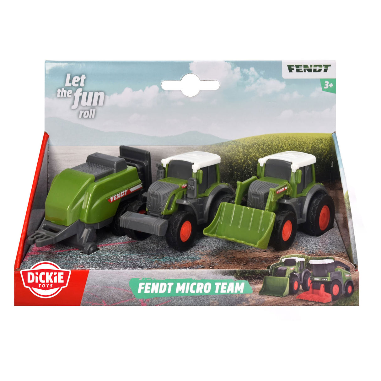 Dickie Toys Fendt Micro Team Agricultural Vehicles