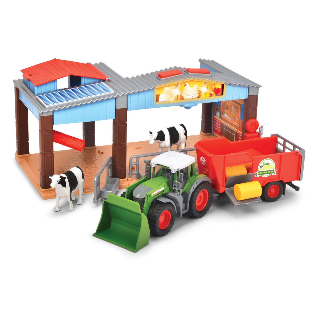 Dickie Boerderij in Fendt Tractor Play Set