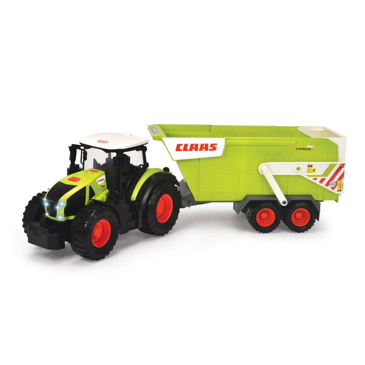 Dickie Claas tractor with tipping trailer