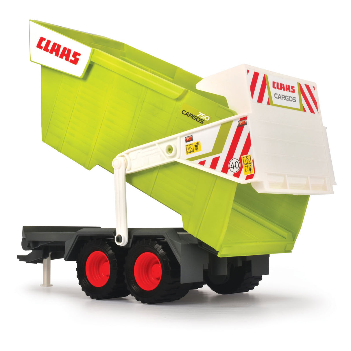 Dickie Claas tractor with tipping trailer