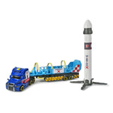 Dickie truck with rocket launch