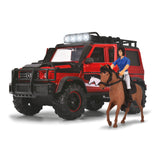 Dickie Jeep with horse trailer play set