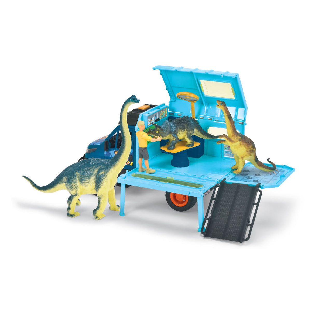 Dickie Dino World Lab Lab Truck Play Set