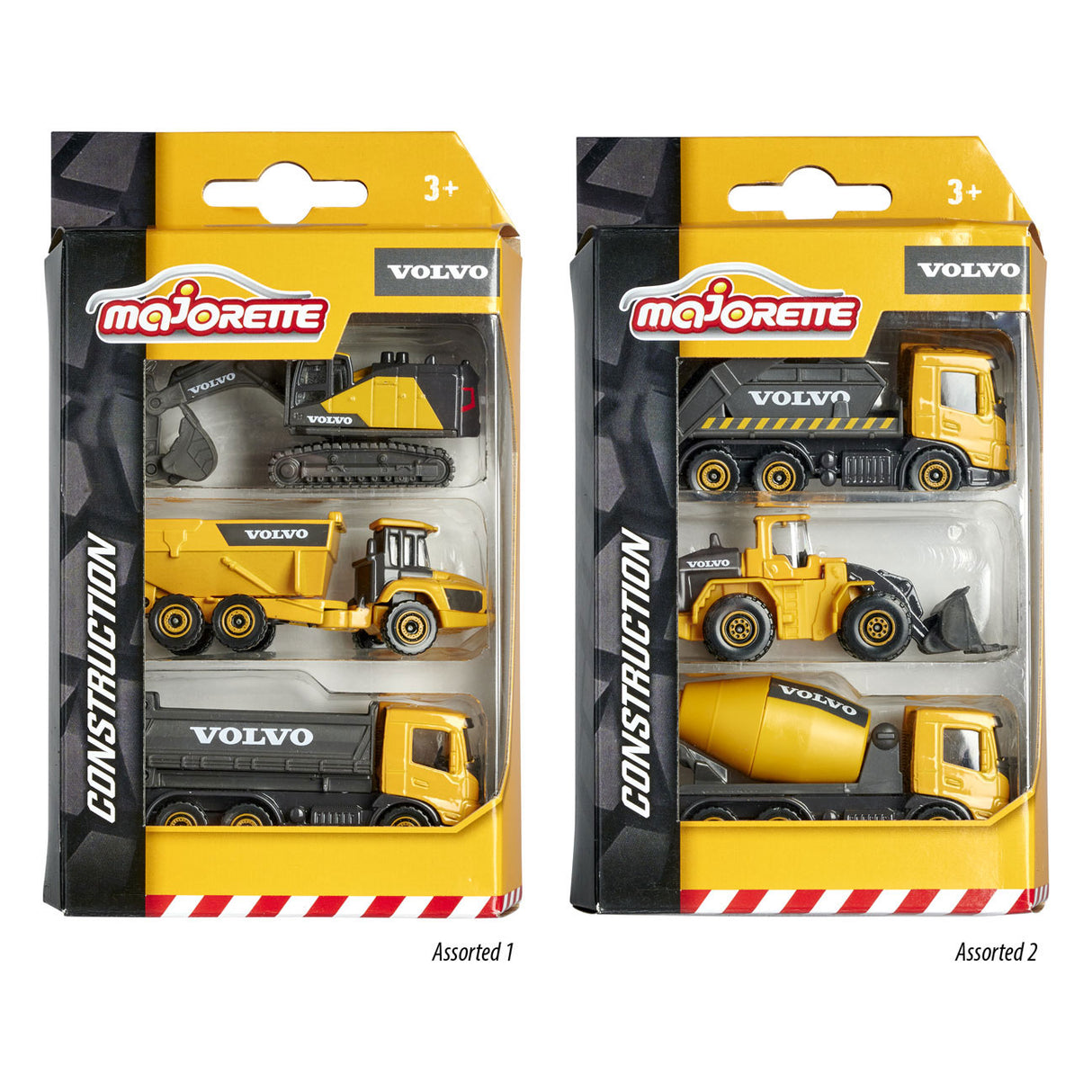 Majorette Volvo Working Vehicles, 3..