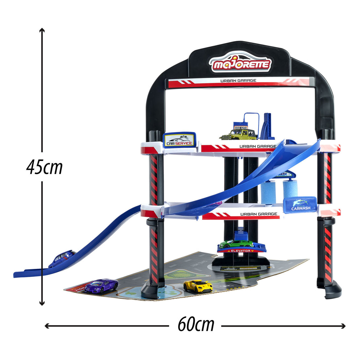 Majorette urban Garage mat 5 Autoen