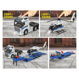 Majorettte Volvo Camion mat Helikopter Police