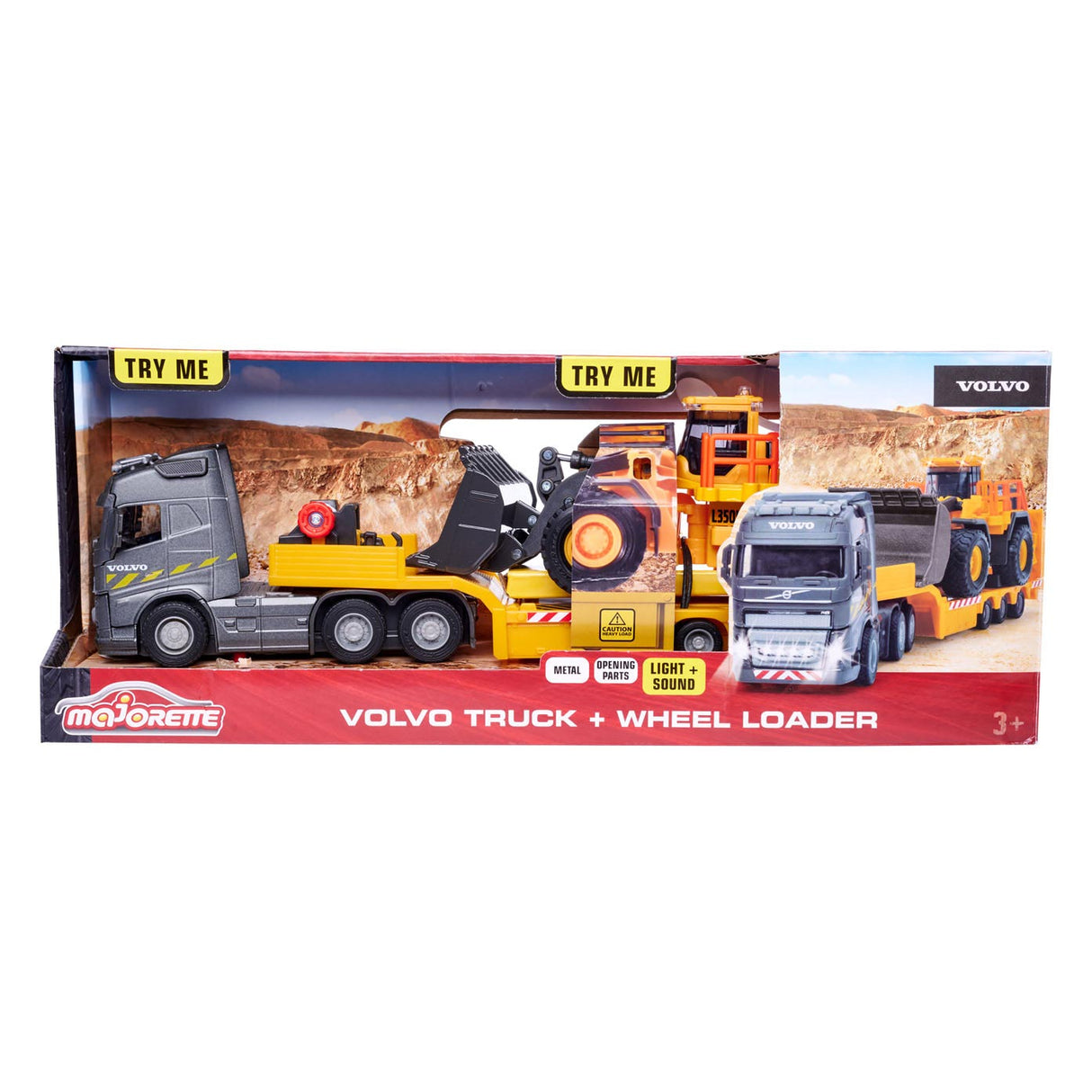 Majorette Volvo truck with Shovel