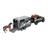 Majorette land rover with horse trailer