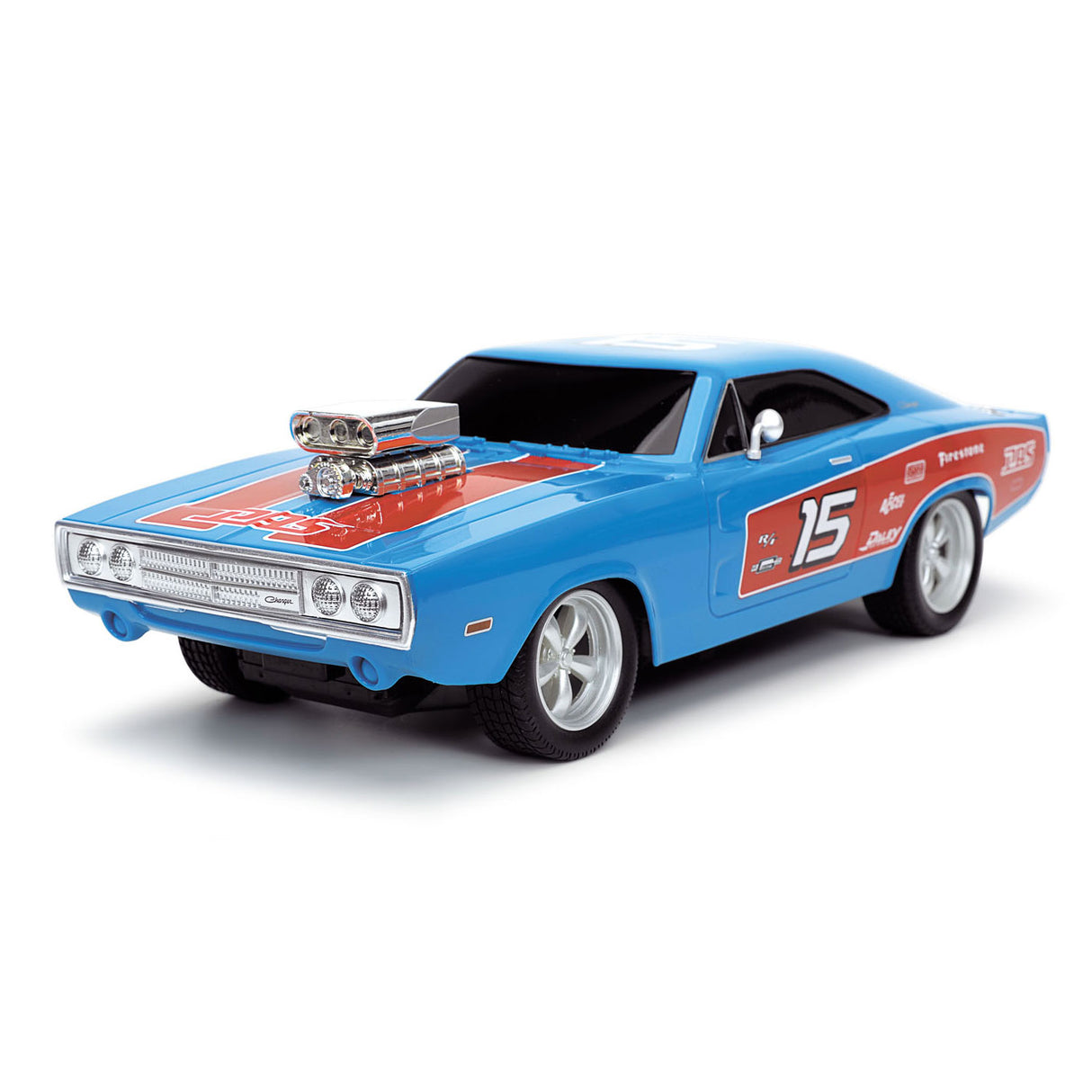 Dickie RC Dodge Charger 1970 1:16 VOITURE SURCHÉE