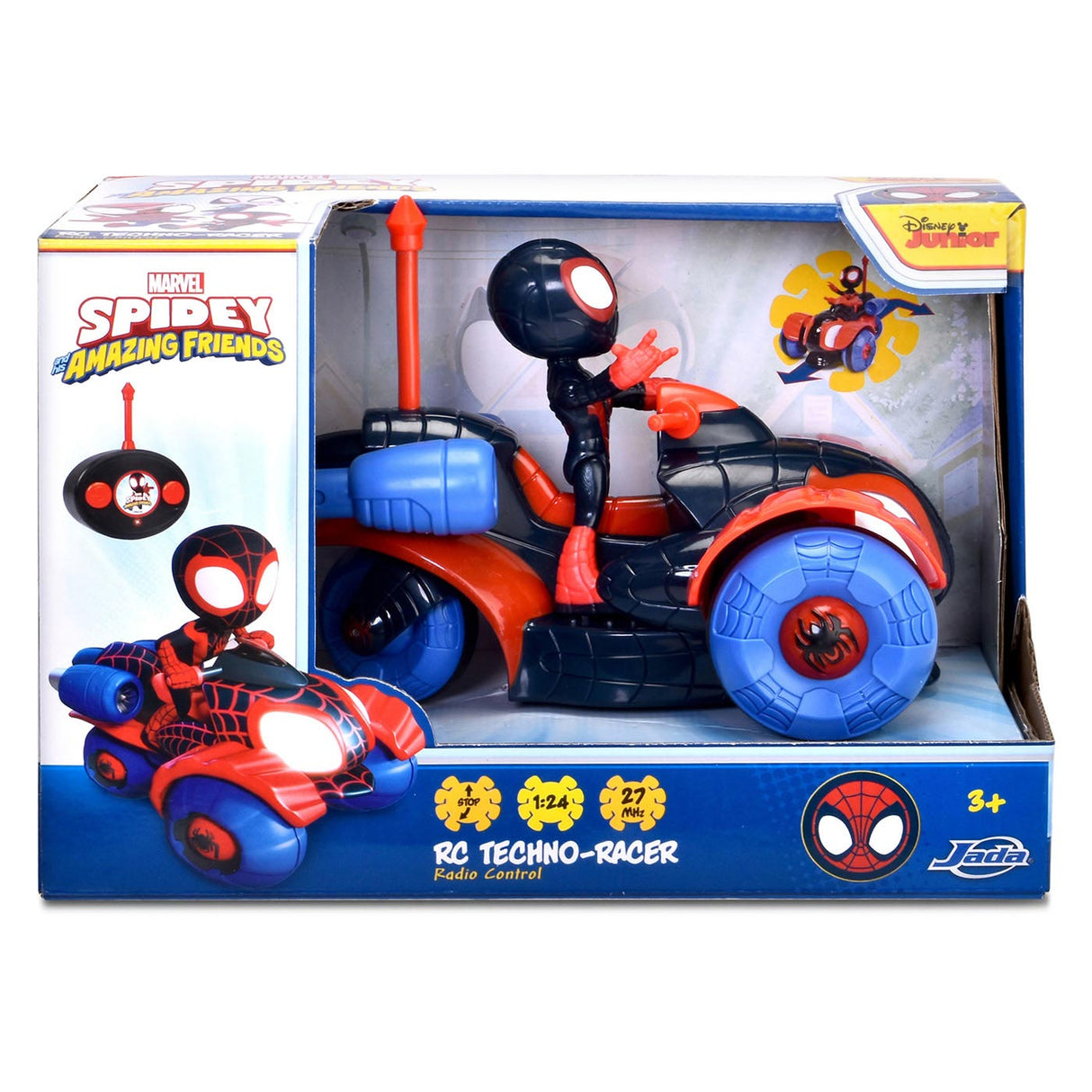 Jada Toys Jada Rc Miles Morales Techno-Racer Sieźbowany samochód