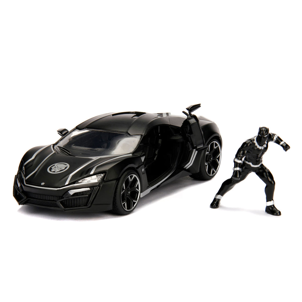 Jada Die Cast Avengers Black Panther mit Auto 1:24