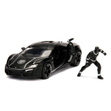 Jada Die Cast Avengers Black Panther avec Auto 1:24