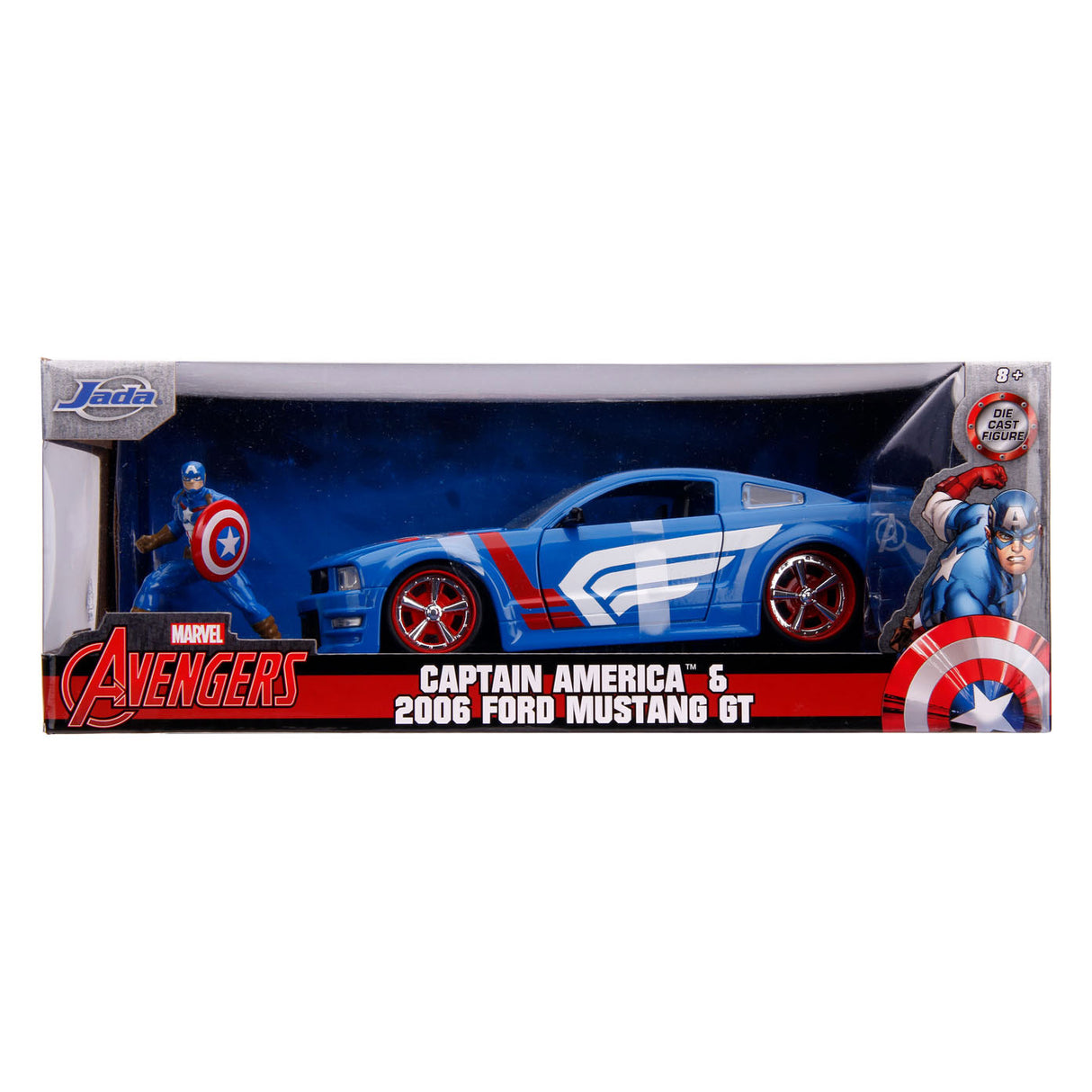 Jada Toys Jada Avengers Captain America med Auto 1:24