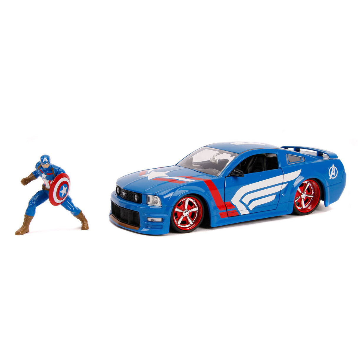 Jada Toys Jada Avengers Captain America met Auto 1:24