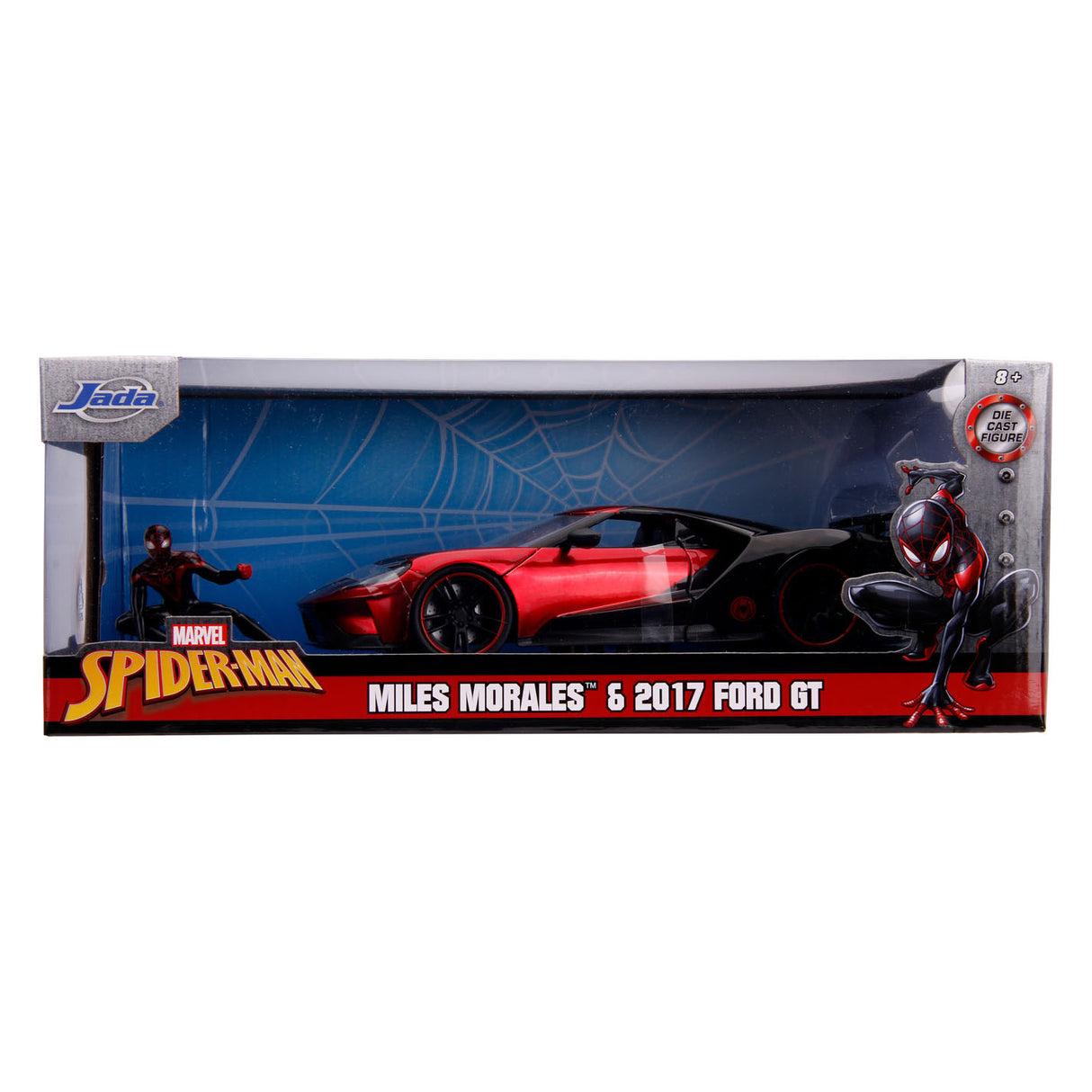 Jada Toys Jada Miles Morales z 2017 Ford GT Auto 1:24