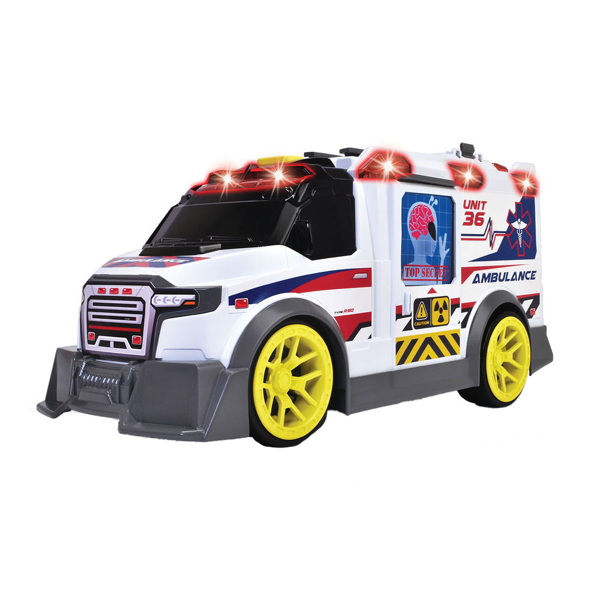 Dickie toys 203307003, ambulance, 3 years, aa, red, white - 203307003