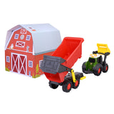 Dickie Fendti Tractor with trailer and farm