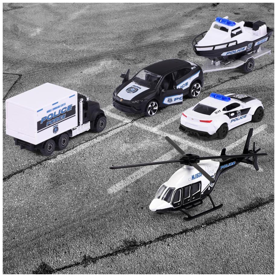 Majorette Police Force Cars Giftpack, 4pcs.
