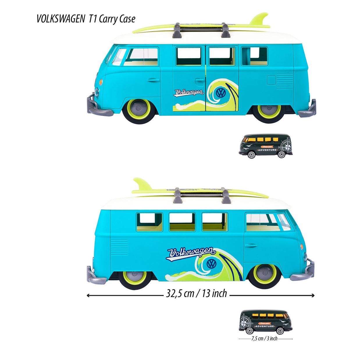 Majorette VW il vettore T1 originali con 1 auto