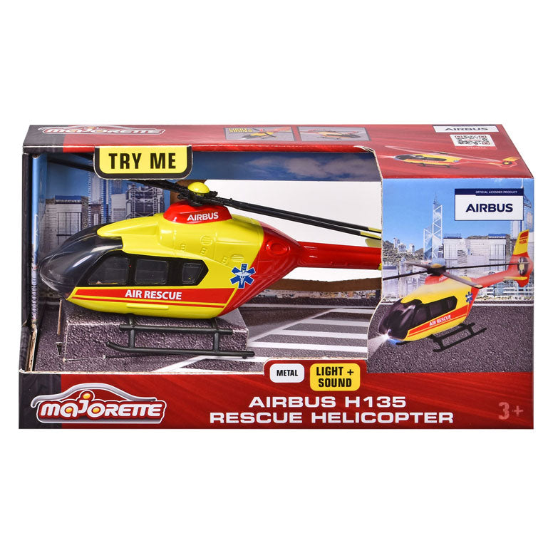 Záchranný vrtulník mažoretky airbus h135