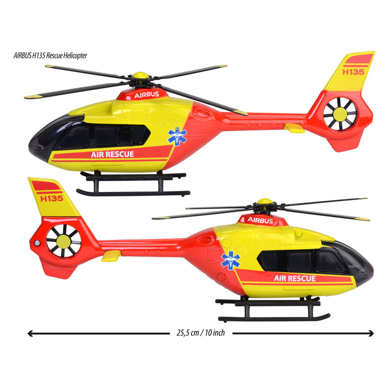 Záchranný vrtulník mažoretky airbus h135