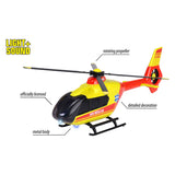 Záchranný vrtulník mažoretky airbus h135