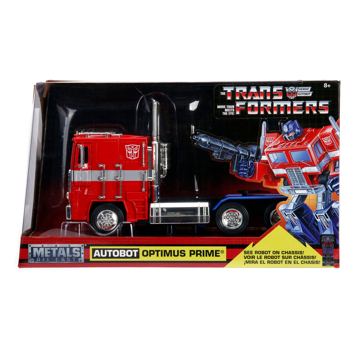 Jada Toys Jada Die Cast G1 Optimus Prime 1:24