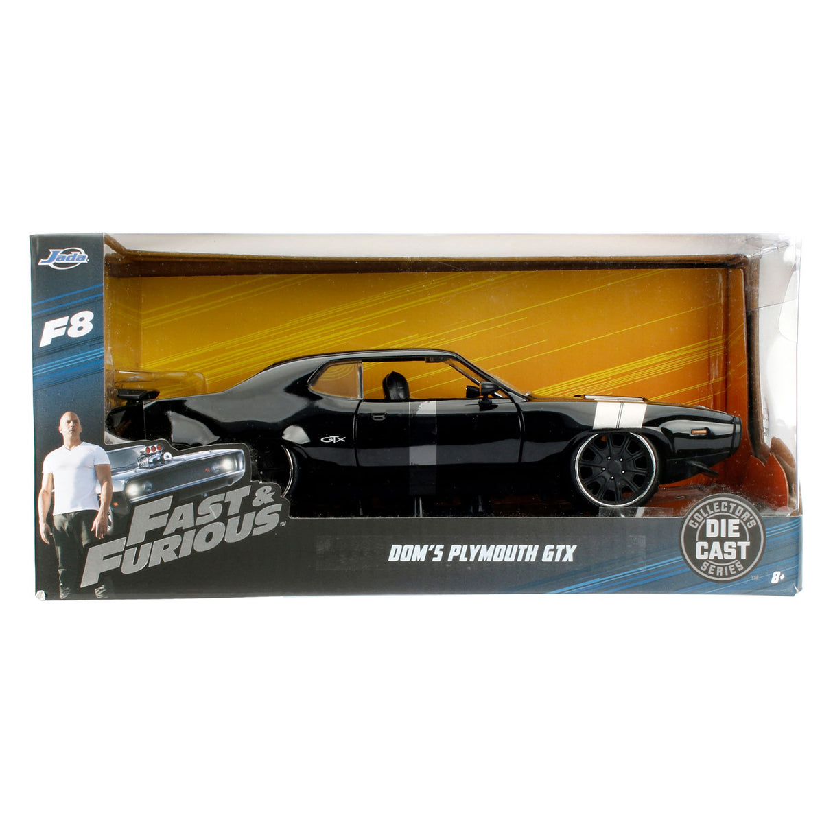 Jada Toys Jada Die Besetzung Fast Ff8 1972 Plymouth gtx racauto 1:24